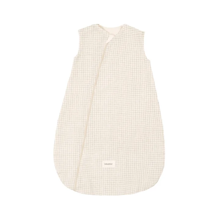 Sweety Baby -Sac de couchage 0-6 mois, blue grid de Nobodinoz