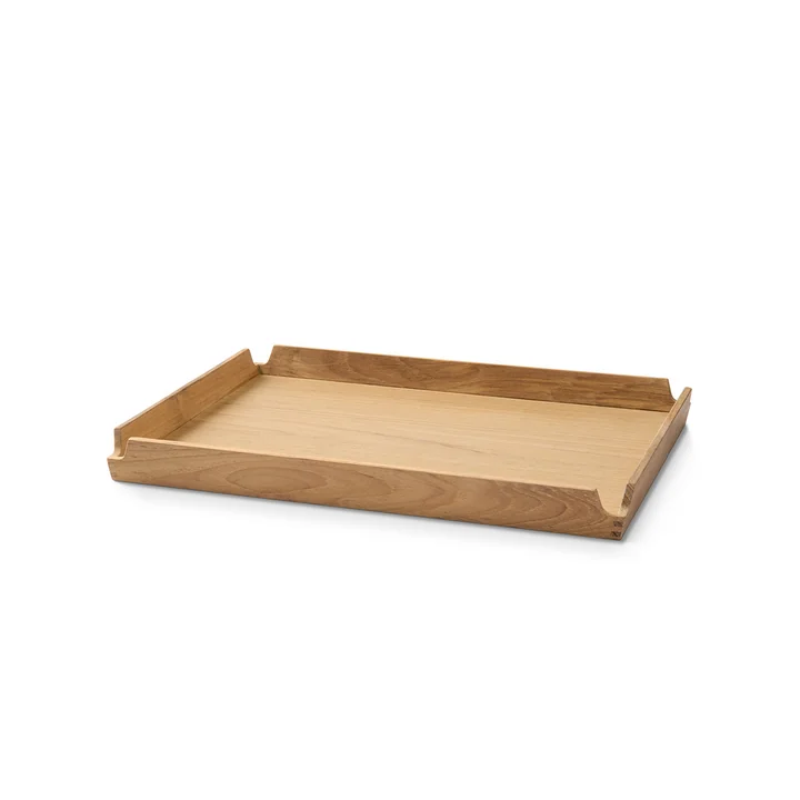 Lind DNA - Airy Teak Plateau Square, M, Nupo nature / teck