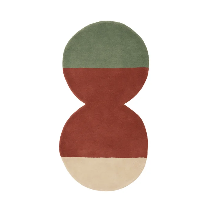 nanimarquina - Pearl 2 M Tapis de sol, 75 x 141 cm, multicolore