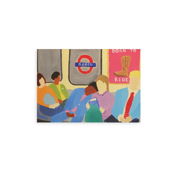 Born To Ride Poster de Paper Collective