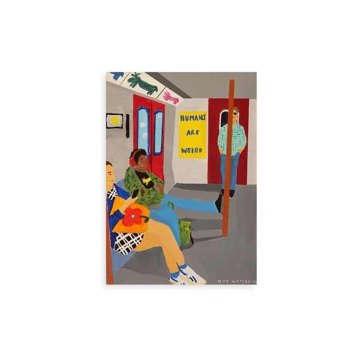 Humans Are Weird Poster de Paper Collective