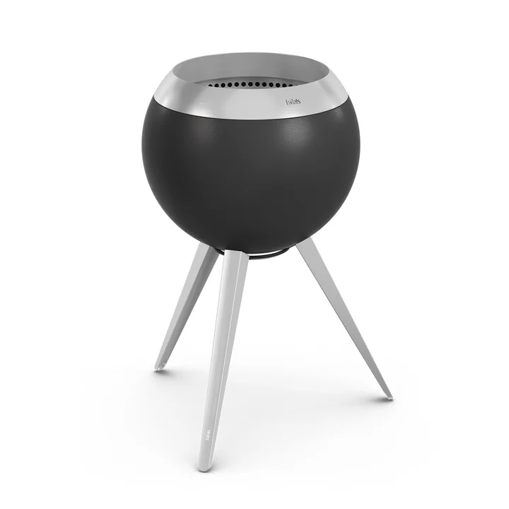 MOON 45 Bol à feu avec pied haut, noir de höfats