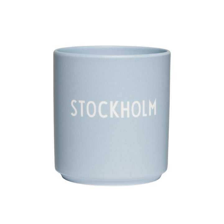 Design Letters - AJ Favourite Tasse en porcelaine, Stockholm / bleu clair