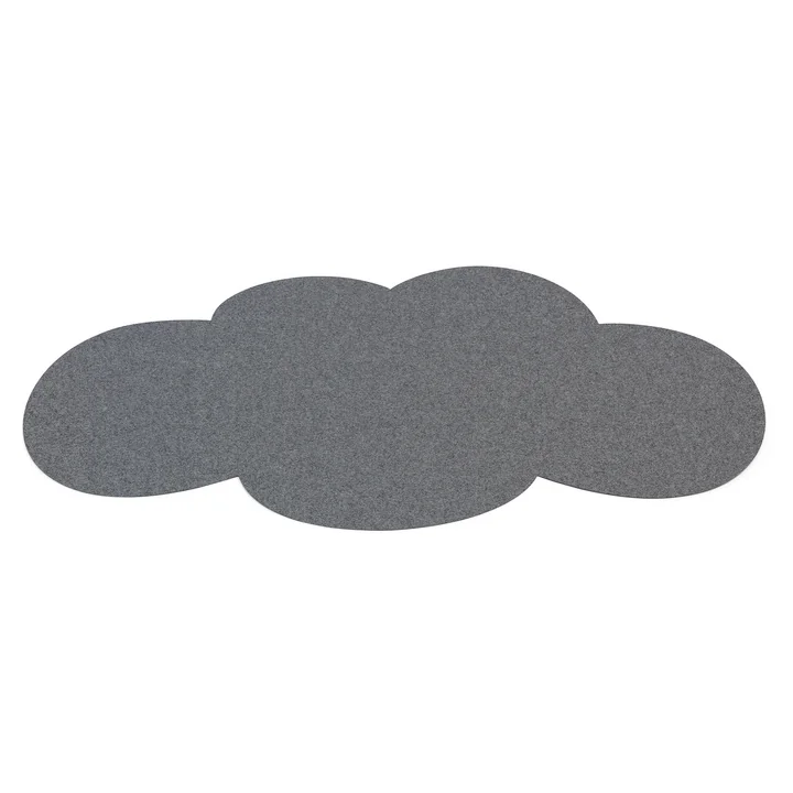 Tapis pour enfants Wolke, 69 x 120 cm, 5mm, Anthracite 01 de HEY-SIGN