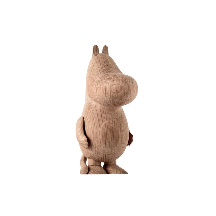 Moomintroll figurine en bois small, chêne naturel de boyhood