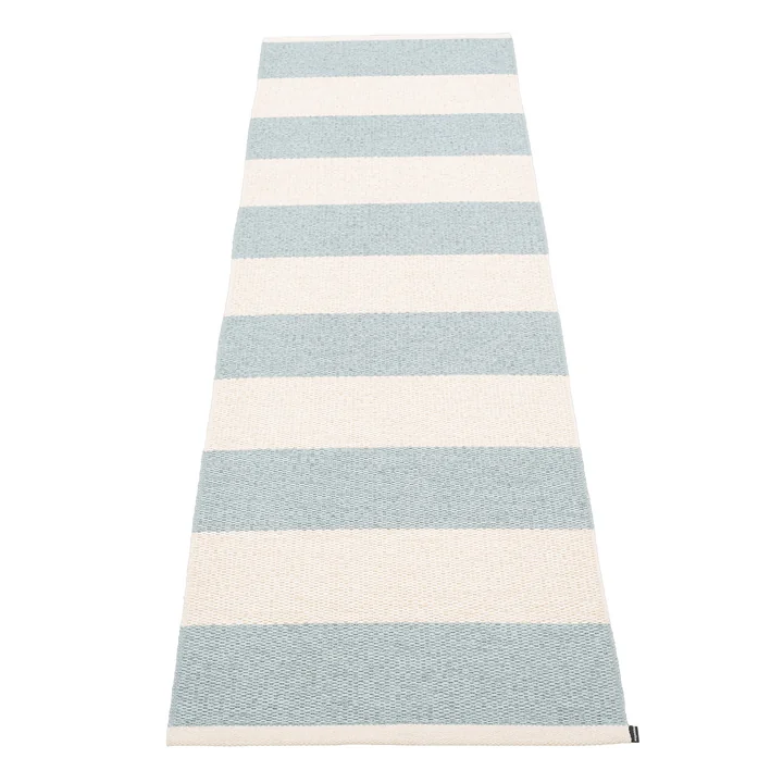 Bob Tapis, 70 x 225 cm, blue fog / vanilla de Pappelina