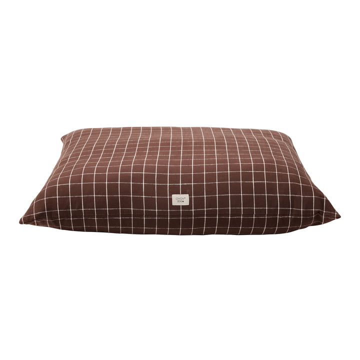 OYOY ZOO - Kyoto Coussin pour chien, large, choko