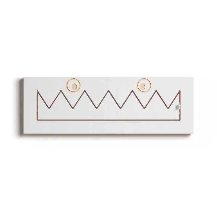 Ambivalenz - Fläpps Portemanteau Monsterhäng 60 x 20 cm, blanc