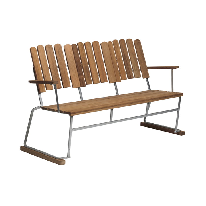 6 Banc de jardin 140 x 85 cm, Teck de Grythyttan