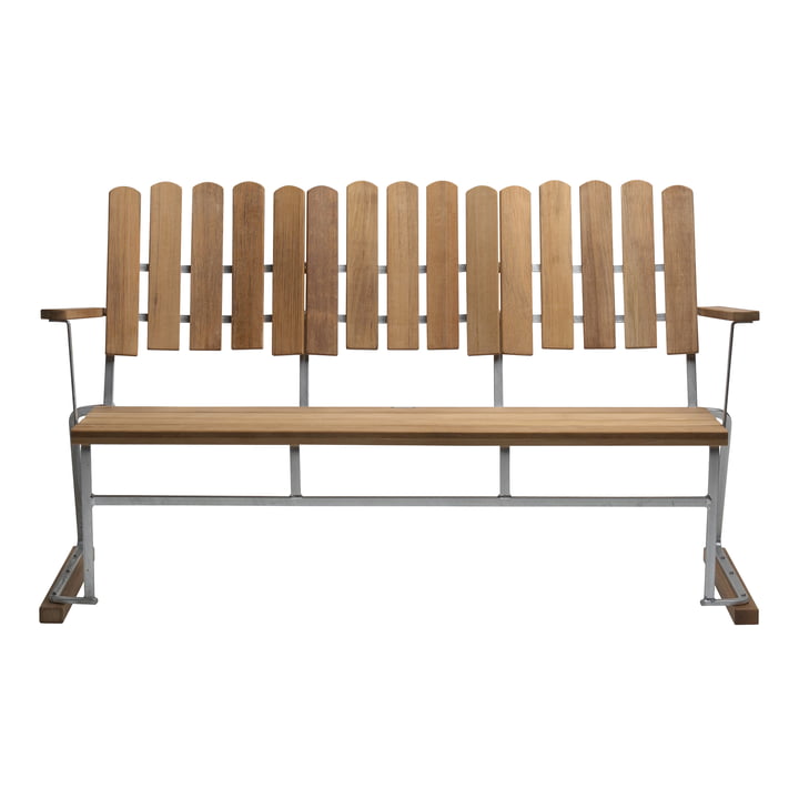 6 Banc de jardin 140 x 85 cm, Teck de Grythyttan