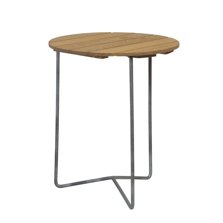 6B 60 Table de jardin Ø 60 cm, Chêne huilé de Grythttan