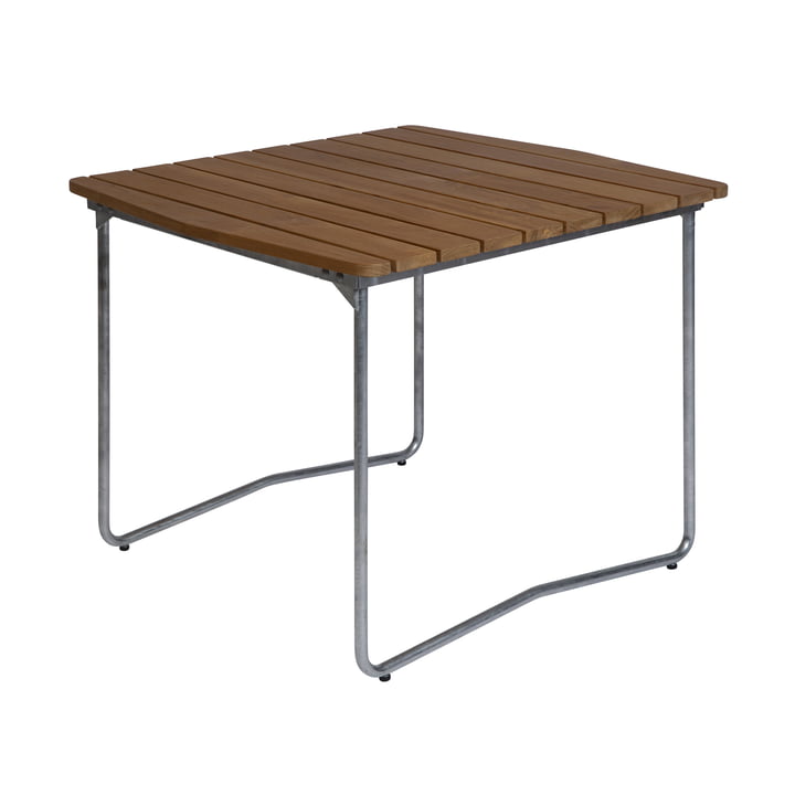 B31 84 Table de jardin pliante 92 x 84 cm, Teck de Grythyttan