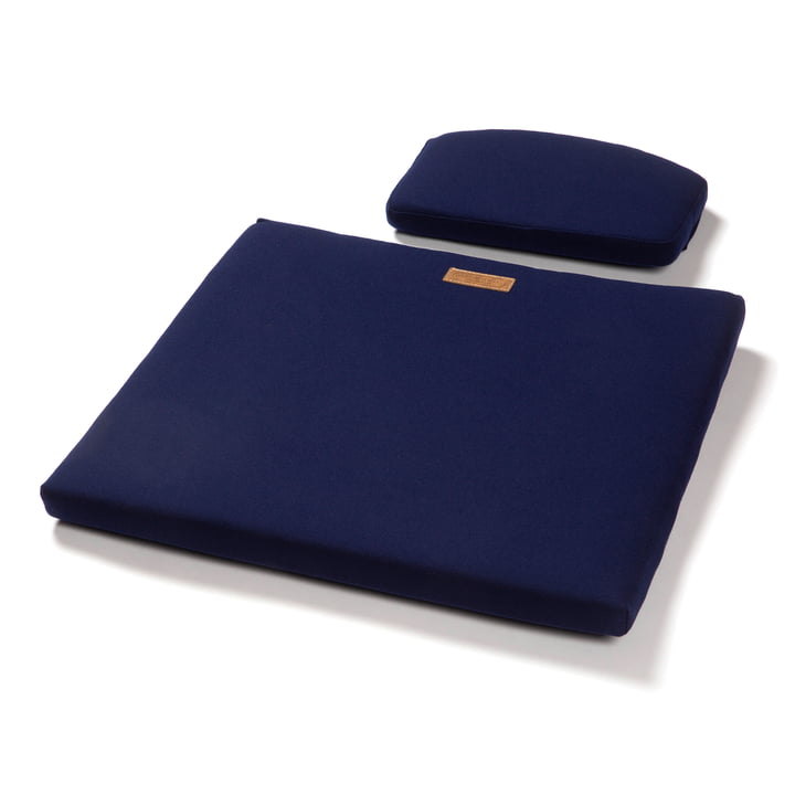 Grythyttan - A3 coussin d'assise et de dossier pour chaise longue, bleu