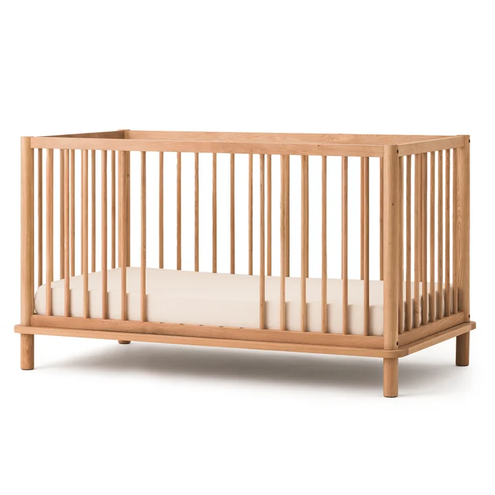Nobodinoz - Latitude Evolutive Lit bébé, 70 x 140 cm, chêne naturel