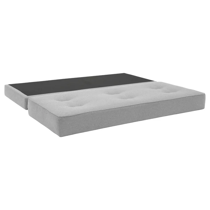 Frame Canapé-lit avec matelas en mousse froide, gris (tissu feutre 620) de Softline