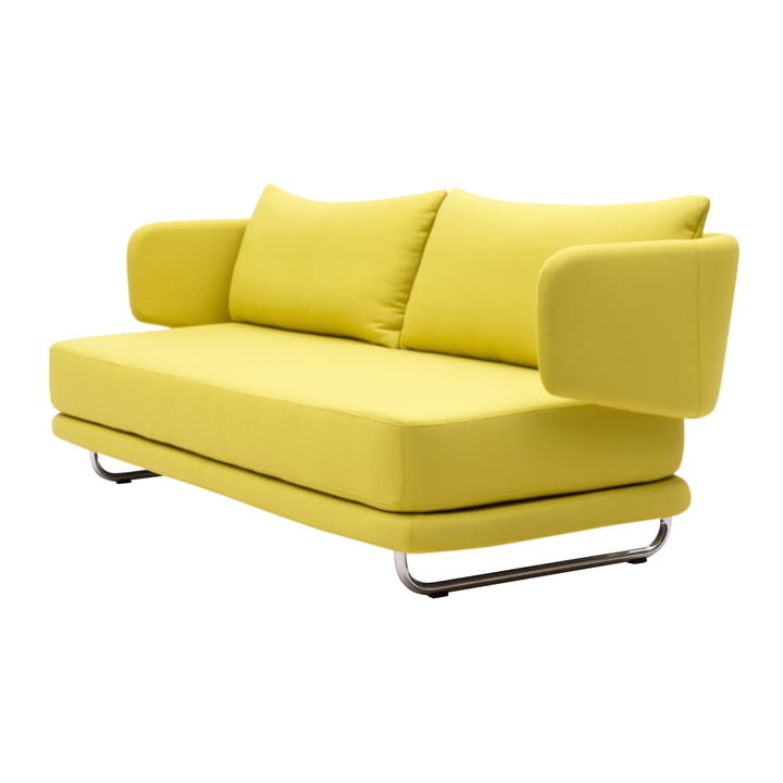 Jasper Canapé-lit, jaune (tissu feutre 847) de Softline