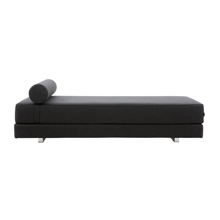 Lubi Canapé-lit avec matelas en mousse froide, anthracite (feutre 610), avec traversin de Softline