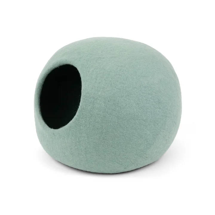 Fine grotte pour chats, turquoise de myfelt