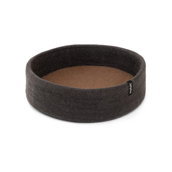 Kuno Panier pour chien, incrustation brune de myfelt
