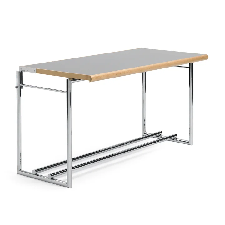 Classicon - Menton Table d'appoint, pivotante, gris/noir, piétement chromé