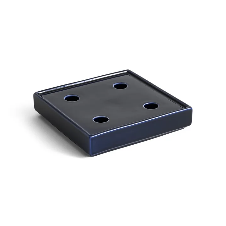 Mattone bougeoir large, bleu foncé de HAY