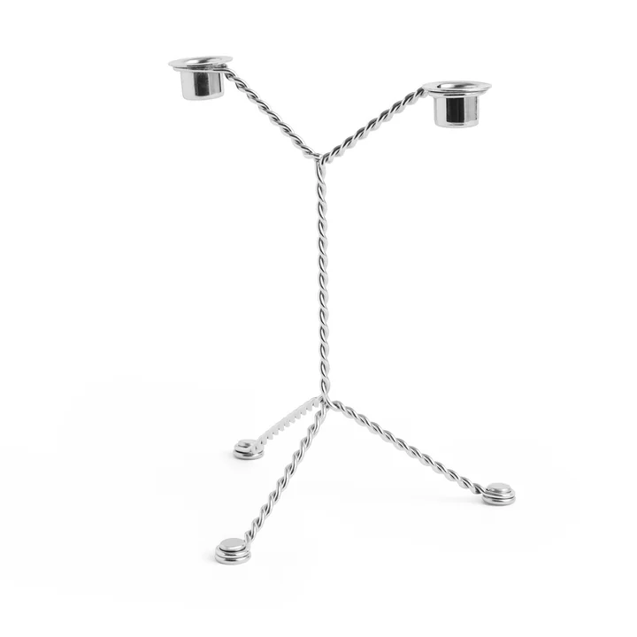 Wire - Bougeoir Ø 19 x H 25 cm, mirror de HAY