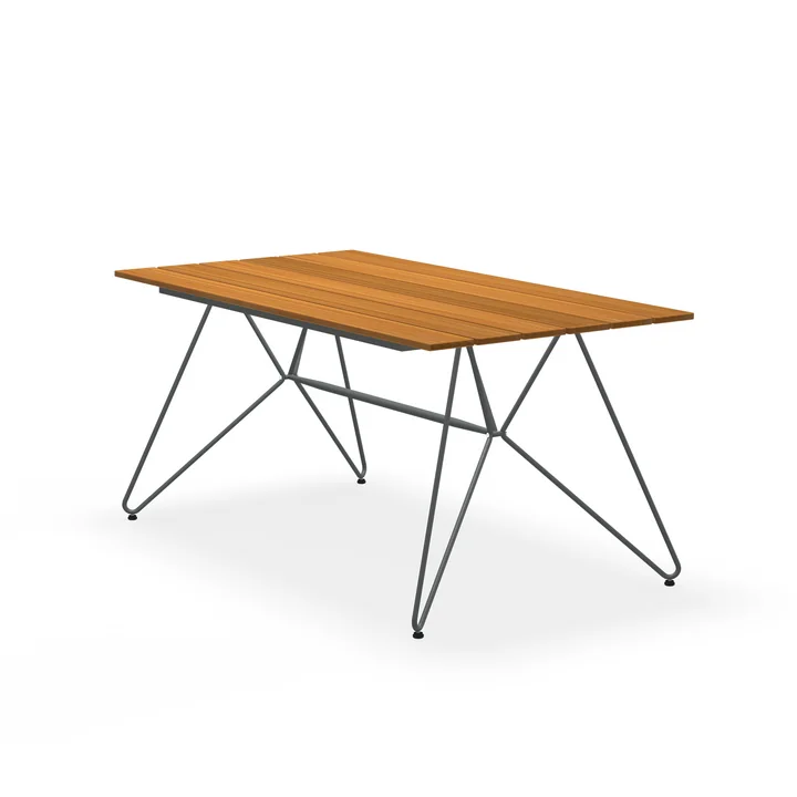 HOUE - SKETCH Table d'extérieur 88 x 160 cm, bambou
