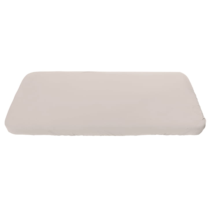 Drap-housse junior 160 x 70 cm, Jersey seabreeze beige de Sebra