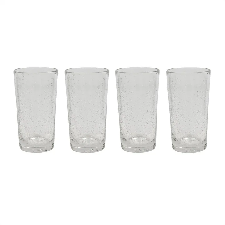 OYOY - Verre Kuki, large, transparent (set de 4)