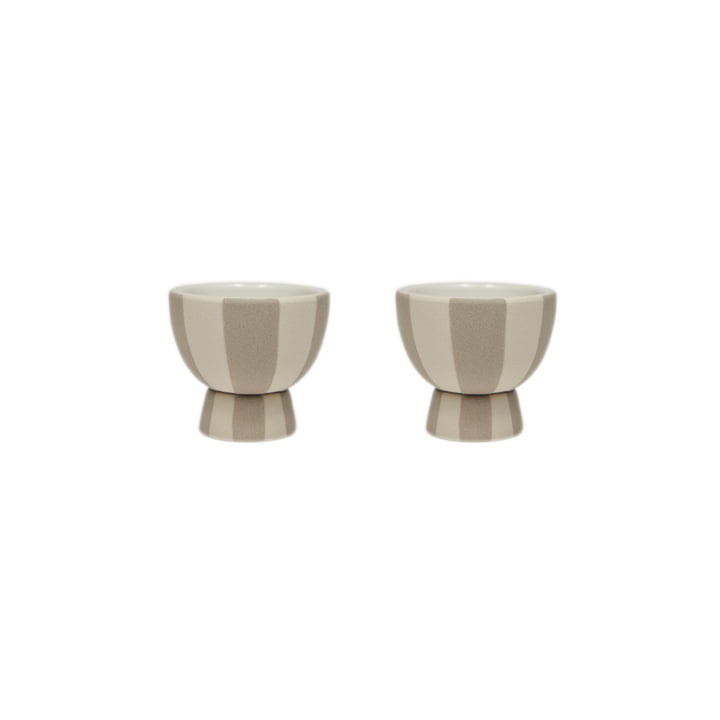 Toppu Coquetiers, clay (set de 2) de OYOY