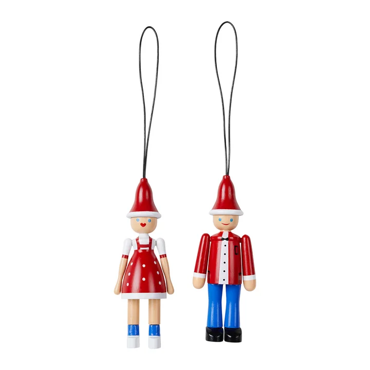 Ole, le garçon et Lise, la fille de Noël de Kay Bojesen