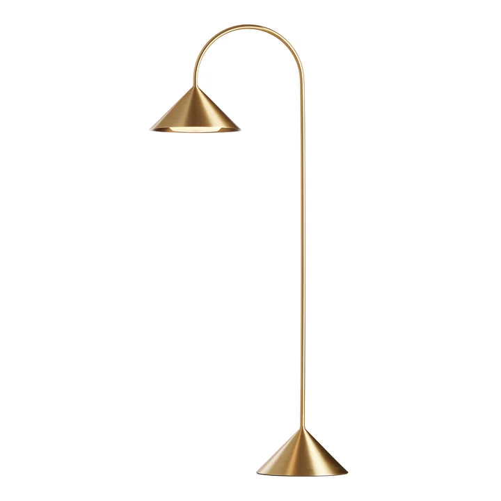 Grasp LED accu lampadaire, H 72 cm, laiton de Frandsen