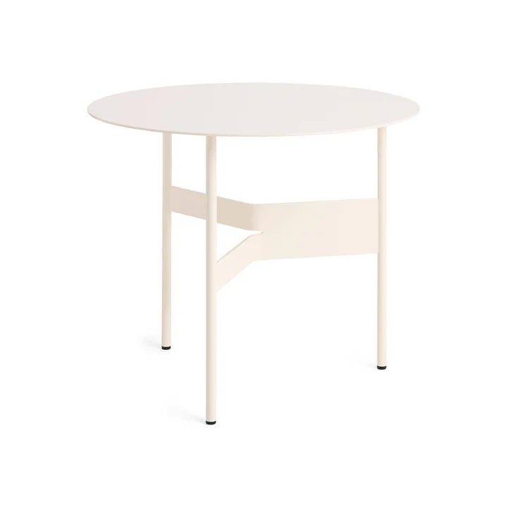 Shim - Table d'Appoint, Ø 54 cm, eggshell de HAY