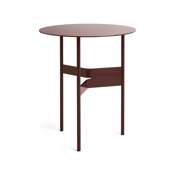 Shim - Table d'Appoint, Ø 45 cm, bordeaux de Hay