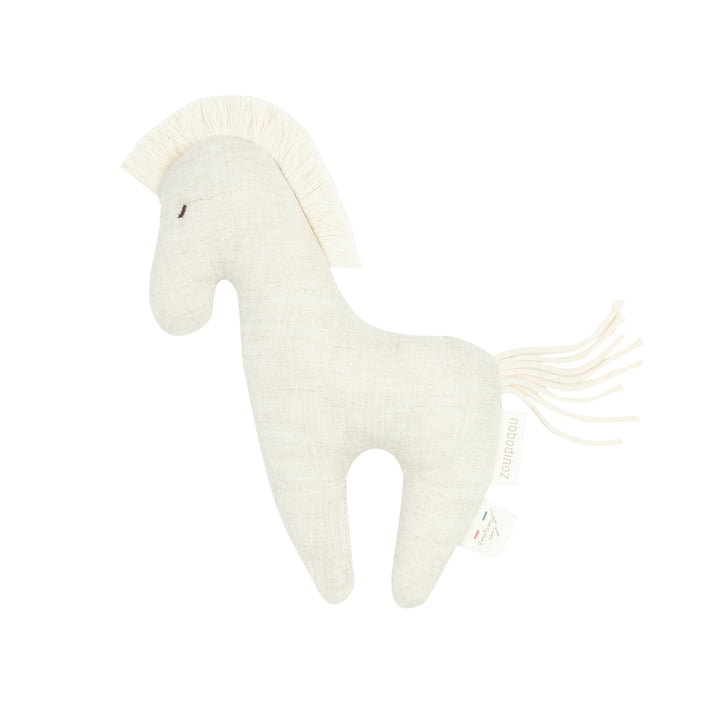 Nobodinoz - L1N0 Hochet cheval, French Linen, greige