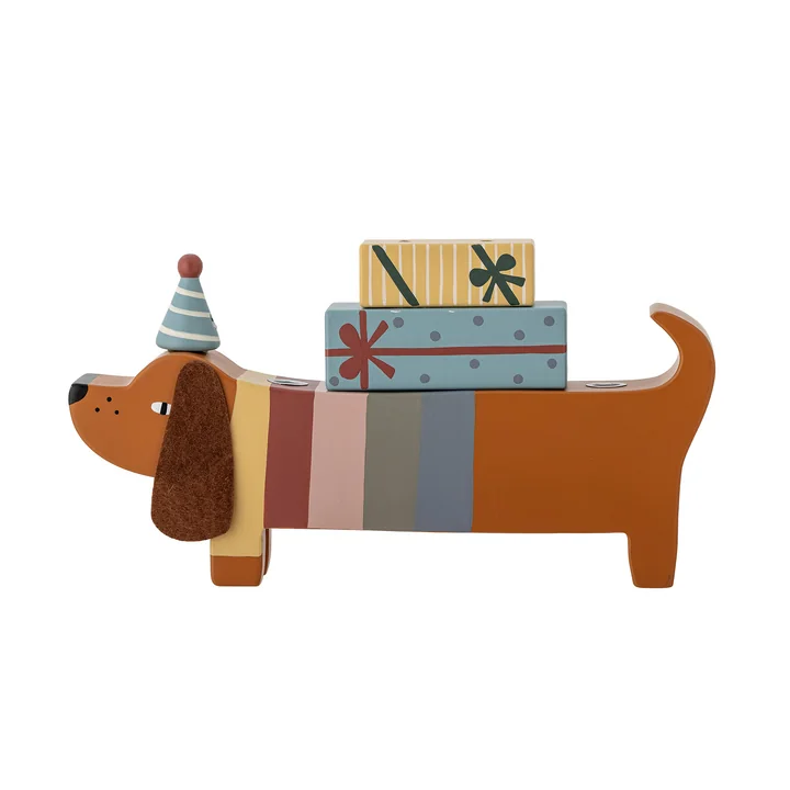 Bloomingville Mini - Charlie Décoration d'anniversaire, marron