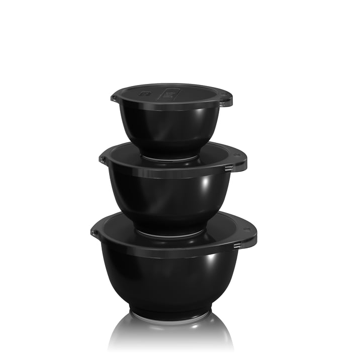 Rosti - Margrethe Set de mini-bols, 0,25 - 0,75 L, noir (set de 6)