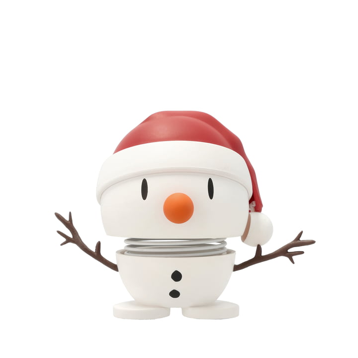 Small Soft Santa Snowman, blanc de Hoptimist