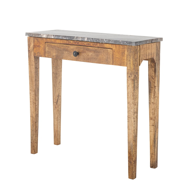 Bloomingville - Hauge Table console, mangue / marbre