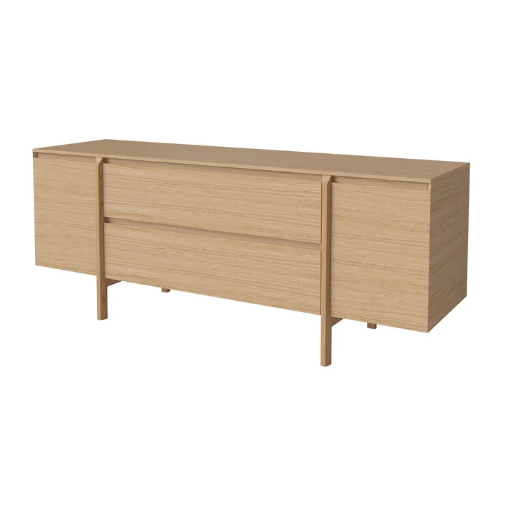 Daia Sideboard avec tiroirs, 180 cm, chêne huilé de Bolia