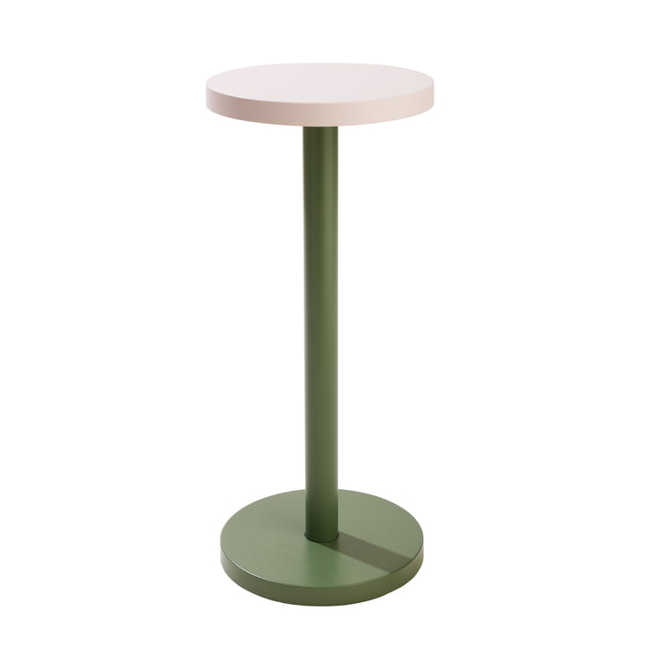 Trisse 3-in-1 table d'appoint, L, vineyard green / pastel beige de Design Letters