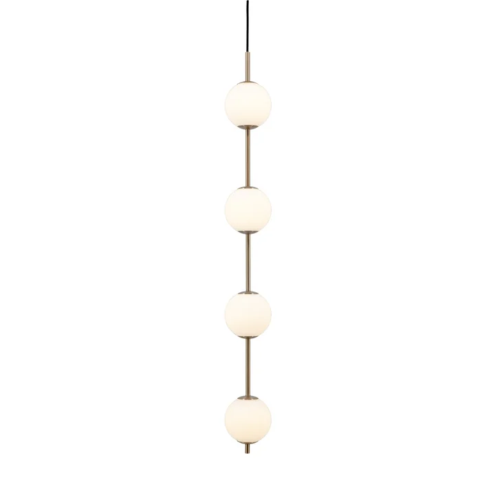 Audrey 4 et 3 LED Suspension, verre opalin de Umage