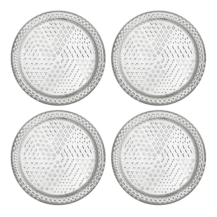 Iittala - Tundra Assiette plate Ø 154 mm, transparente (set de 4)