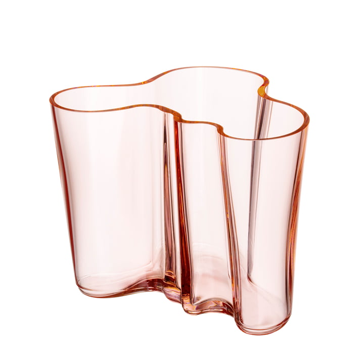 Iittala - Aalto Vase Savoy, H 16 cm, rose saumon