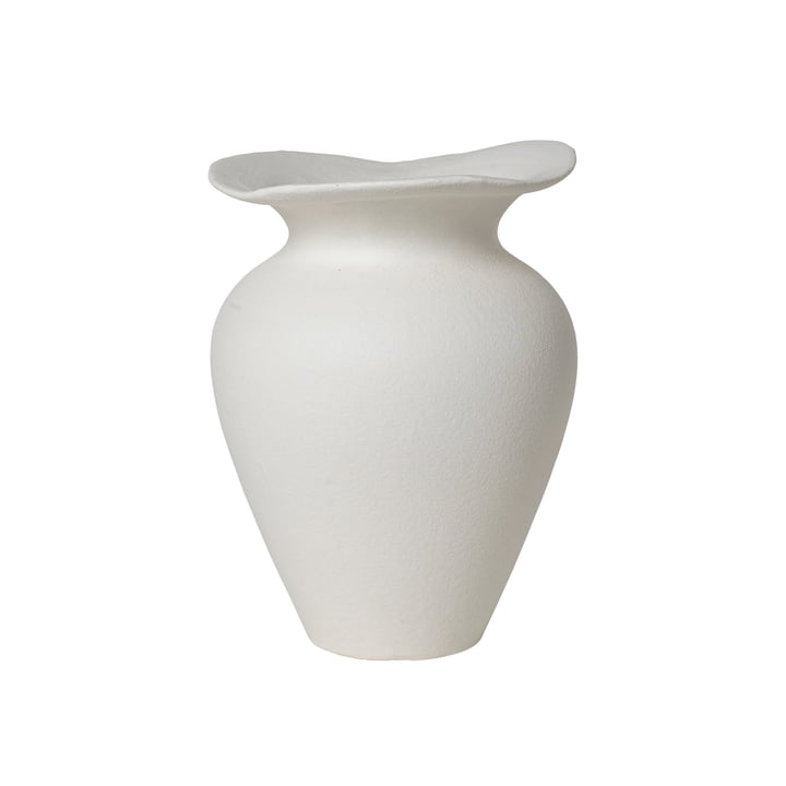 Florentina Vase, Ø 16 cm x H 2 2. 5 cm, blanc de Broste Copenhagen