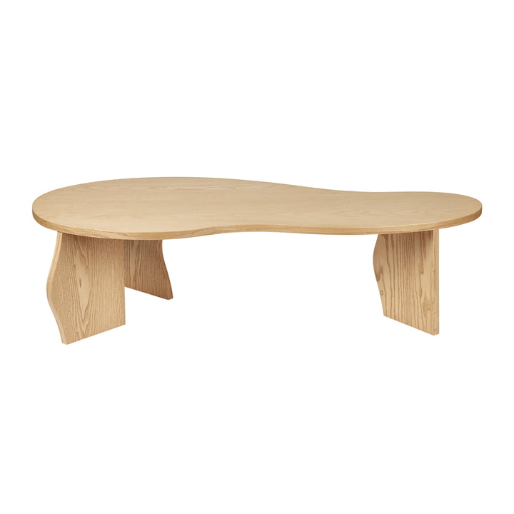 Brook table, L, placage frêne huilé, naturel de Broste Copenhagen