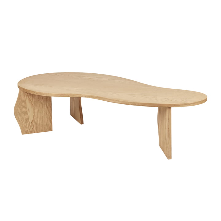 Brook table, L, placage frêne huilé, naturel de Broste Copenhagen