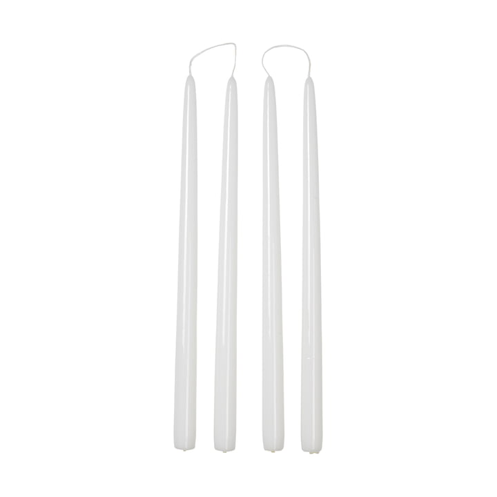 Bougie Smooth, Ø 2. 2 cm x H 38 cm, blanc de Broste Copenhagen