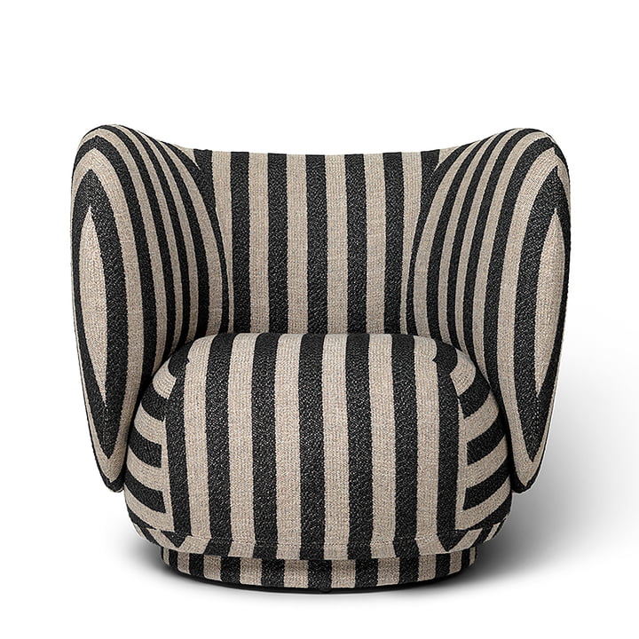 Rico Louisiana fauteuil sand black de ferm Living