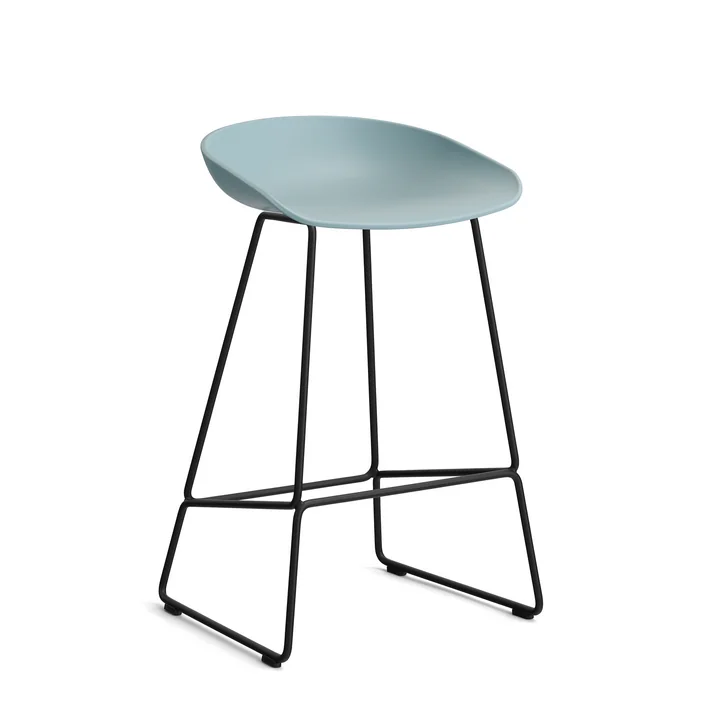 HAY - About A Stool AAS 38 Tabouret de bar H 76, dusty blue 2. 0